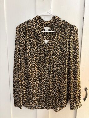 J. Crew Bow Blouse